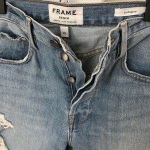 Frame Denim Le Original Ripped Jeans